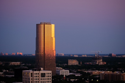 Houston at dawn