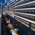 Cruise ship docked, Vancouver