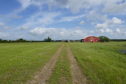 Red barn in Texas