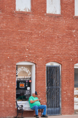 Barber shop, Marfa, Texas