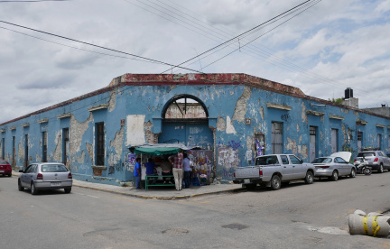 Street corner, Oaxaca