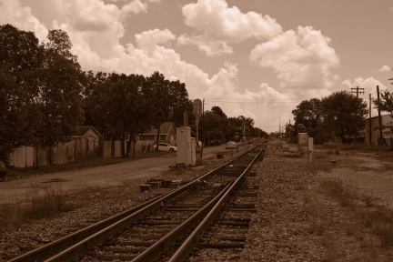 Railway tracks, Houston