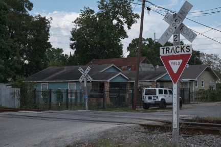 Railway crossing, Houston