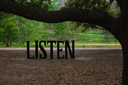 Listen, Buffalo Bayou, Houston